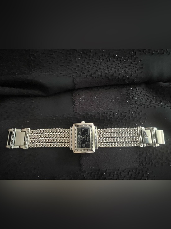 ECLISSI Silver-Tone Women\'s Rectangular Bracelet Watch - Black Dial main image 6